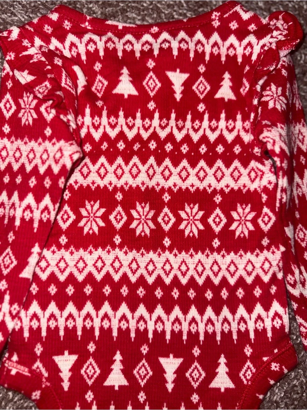 Old Navy Baby Unisex Christmas Long-Sleeve Bodysuit